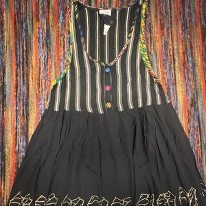 Staley Gretzinger Maxi Dress African tribal pattern artwork